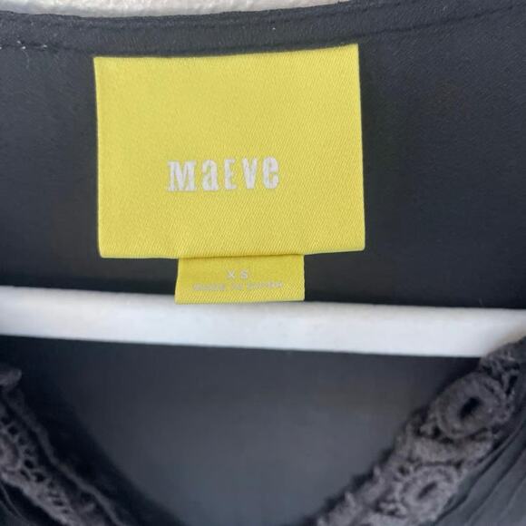 Anthropologie Maeve Lace Detail Tunic/Babydoll Top - Picture 4 of 6